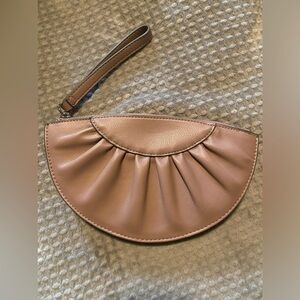 Wristlet clutch new without tags by A New Day 9 1/2” wide color mauve